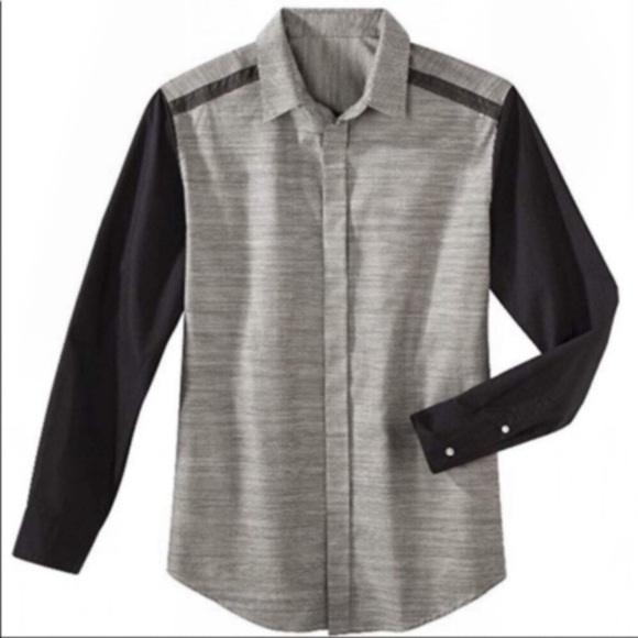 NWT 3.1 Philip Lim For Target 2 Tone Button Down - Picture 2 of 5